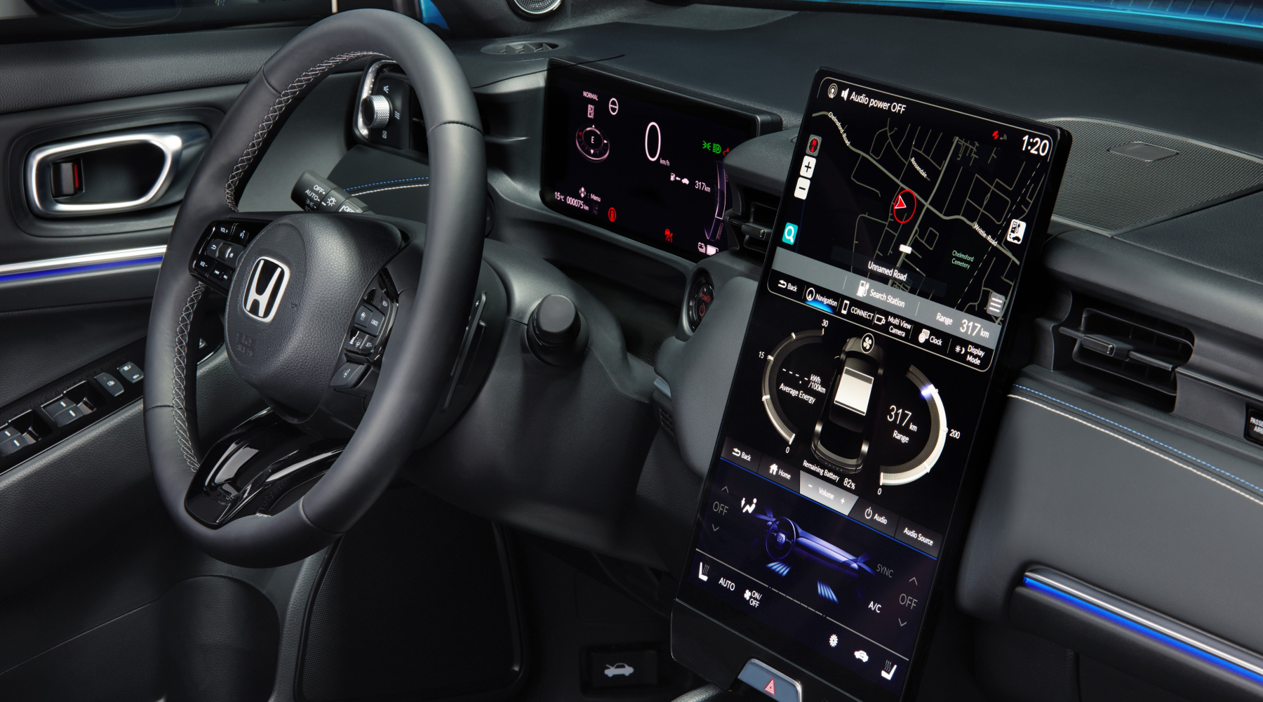 Honda eNy1 interiør